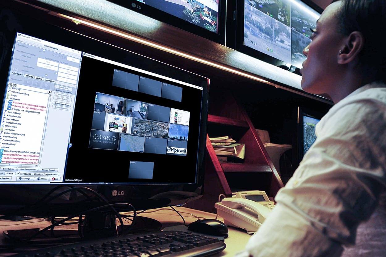 Explore the most effective software-driven corporate command centers using Hiperwall