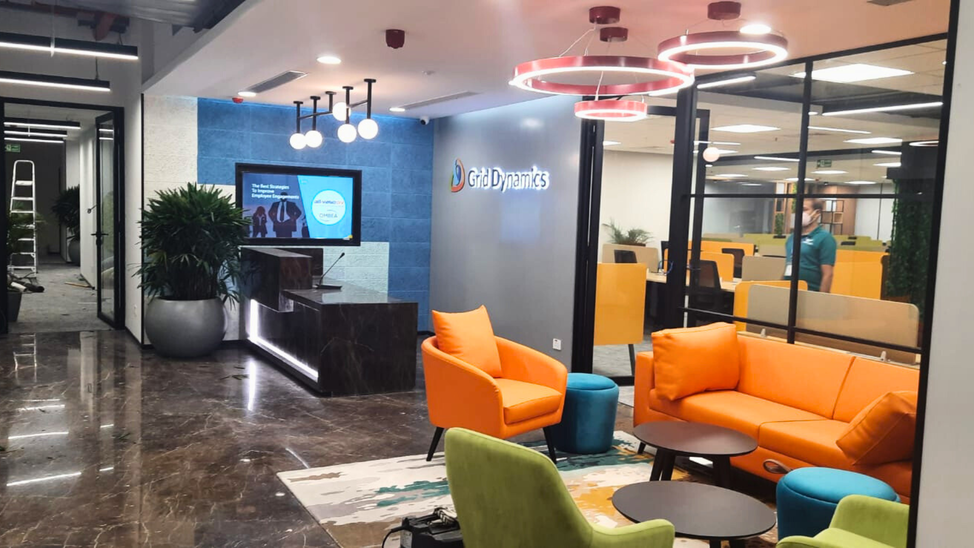 Grid Dynamics Reception Area